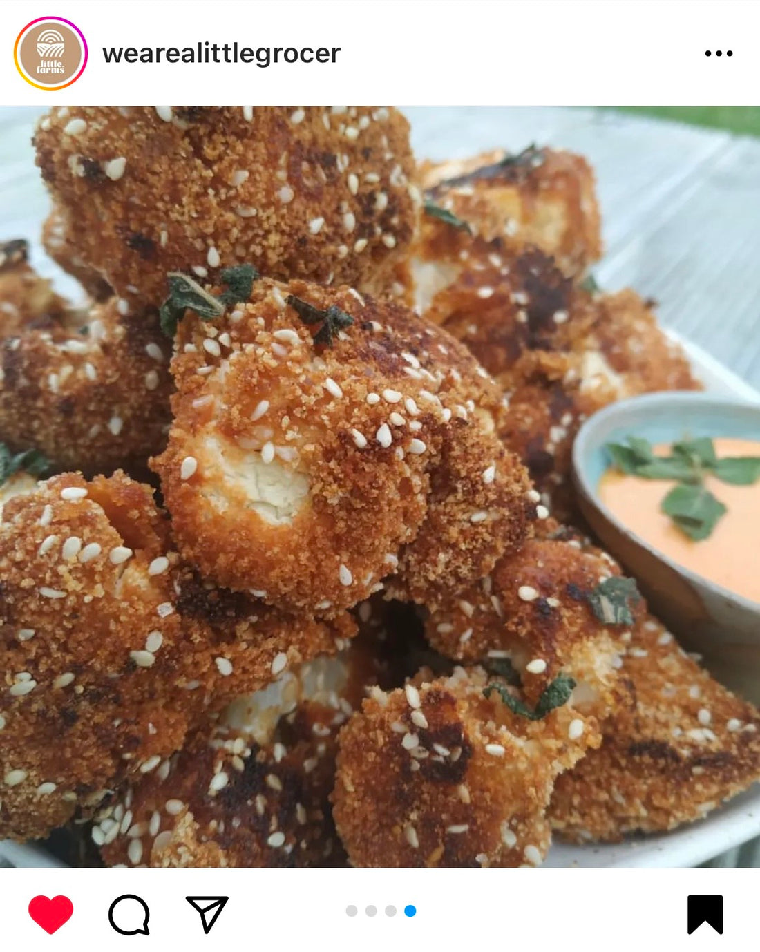 Cauliflower bites