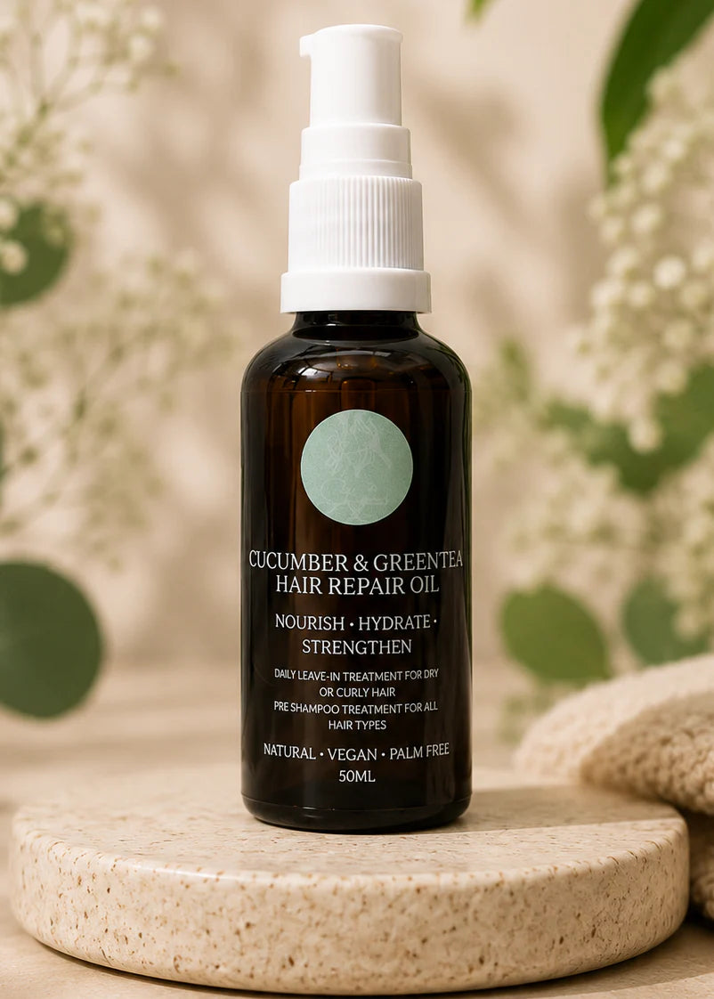 Cucumber & Green Tea Hair Repair Oil (50ml)