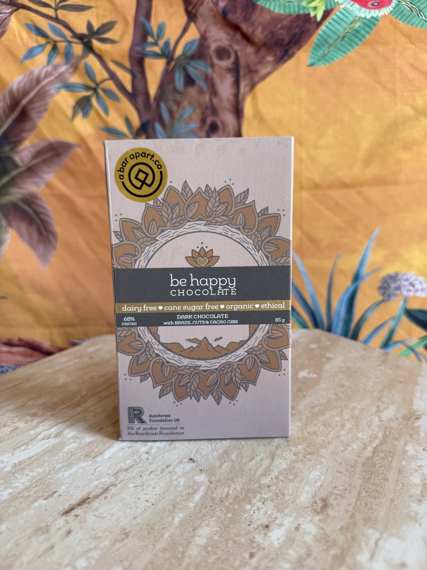 Dairy free dark chocolate with brazil nuts & cacao nibs