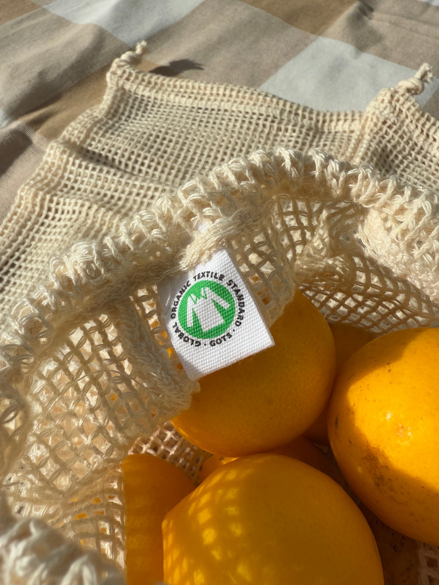 Reusable produce bags (2 large, 1 small)