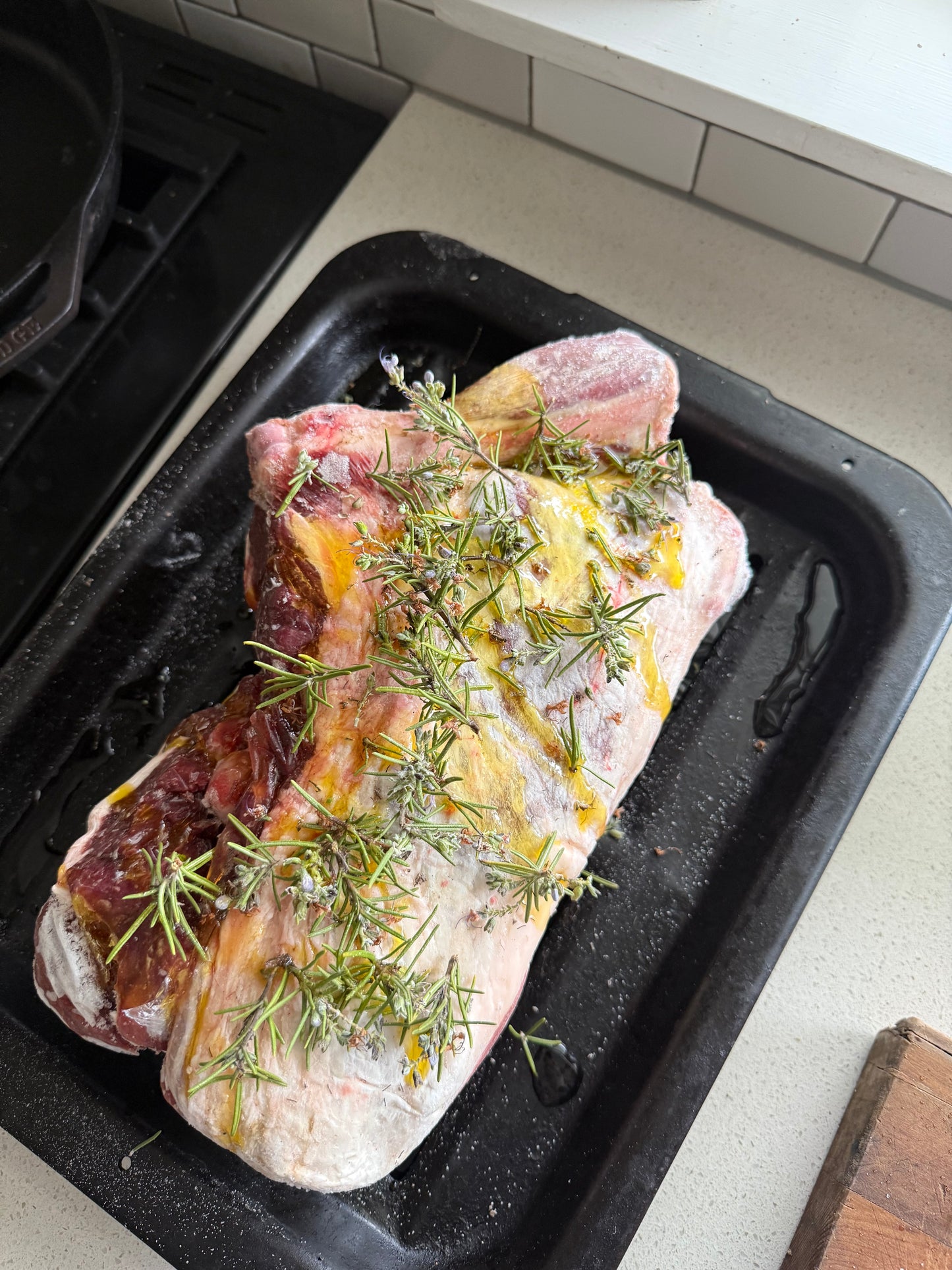 Organic lamb leg roast (1.9kg)