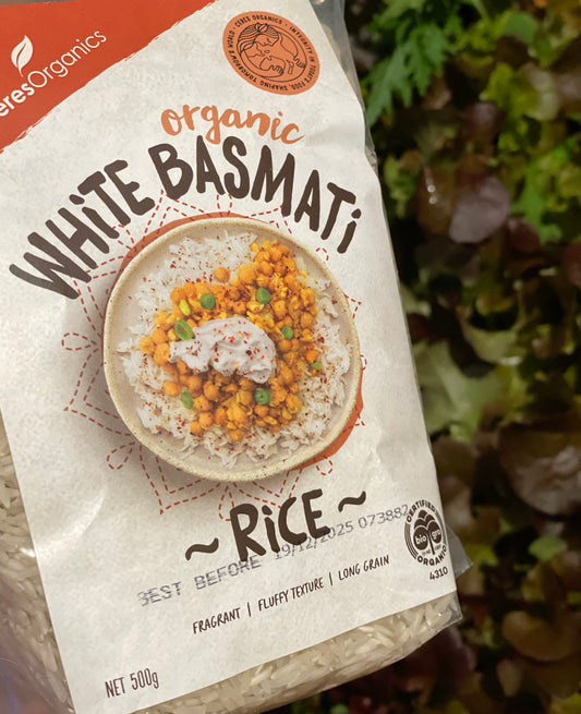 Ceres organic white basmati rice