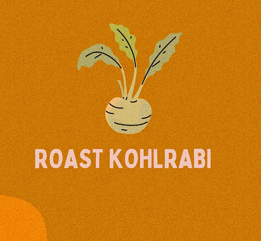 Roasted kohlrabi