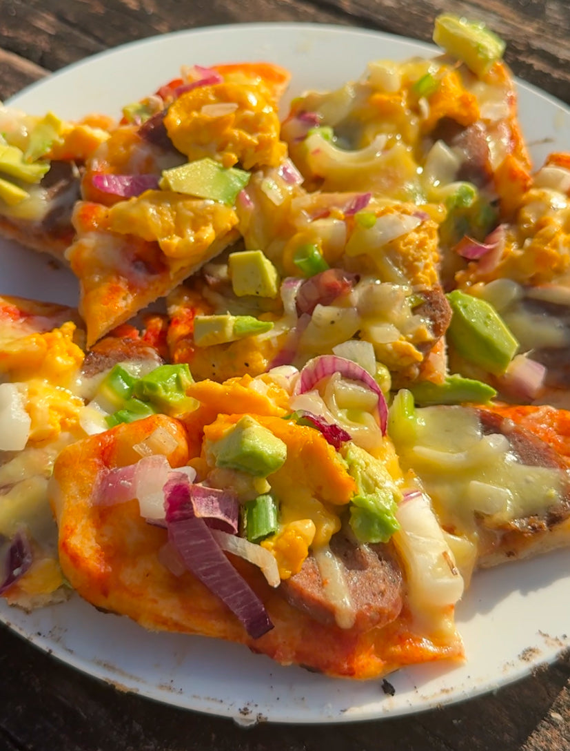 Breakfast pizza