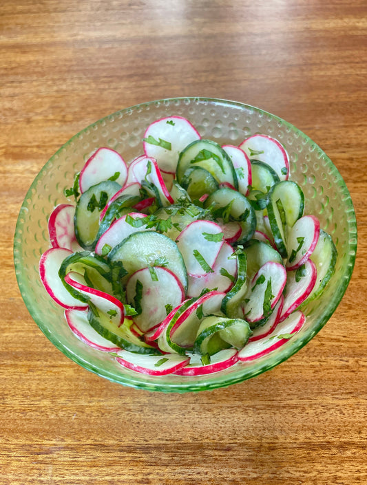 Nikki's Radish & Cucumber Salad