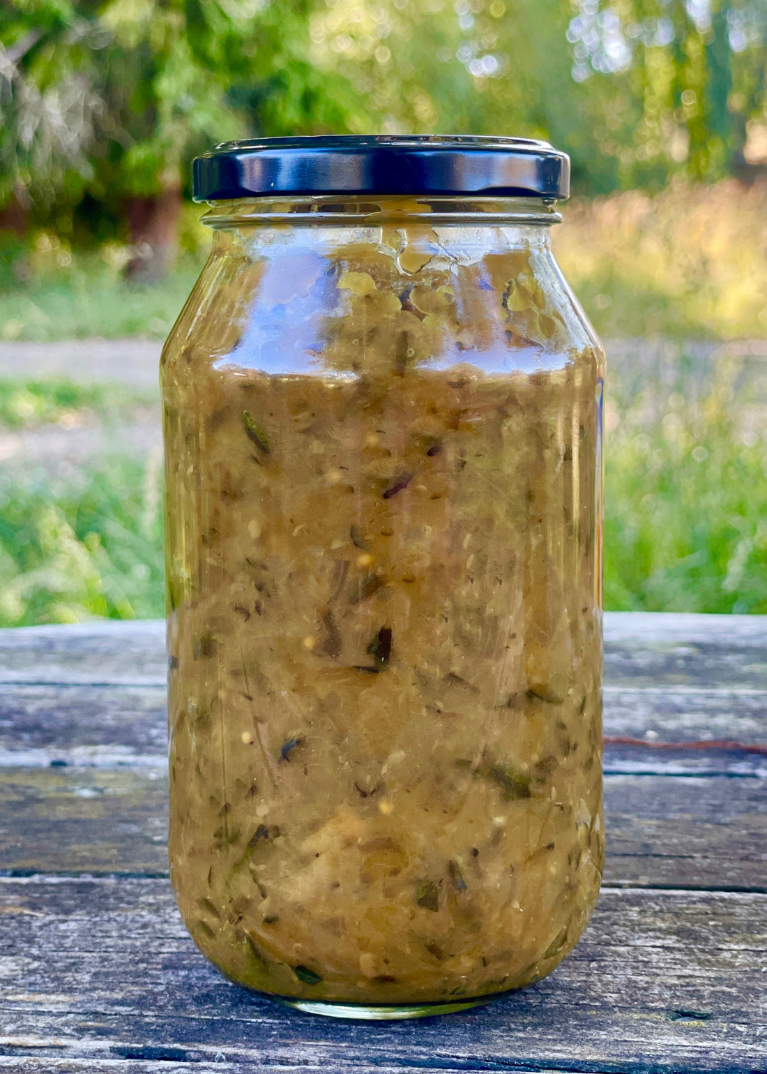 Nikki's "Summer Sunshine" Zuccapple Chutney