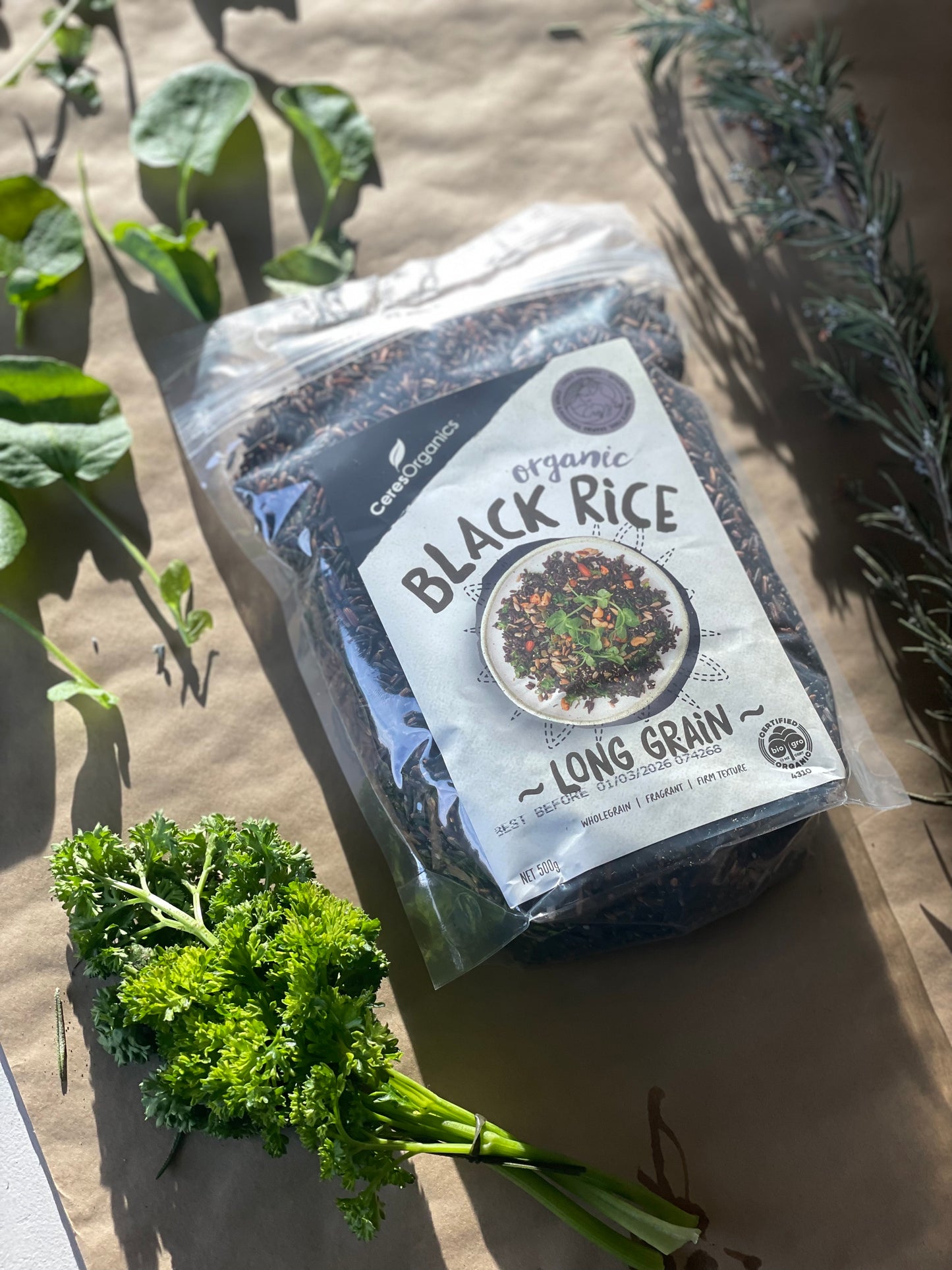 Ceres organic black rice (500g)