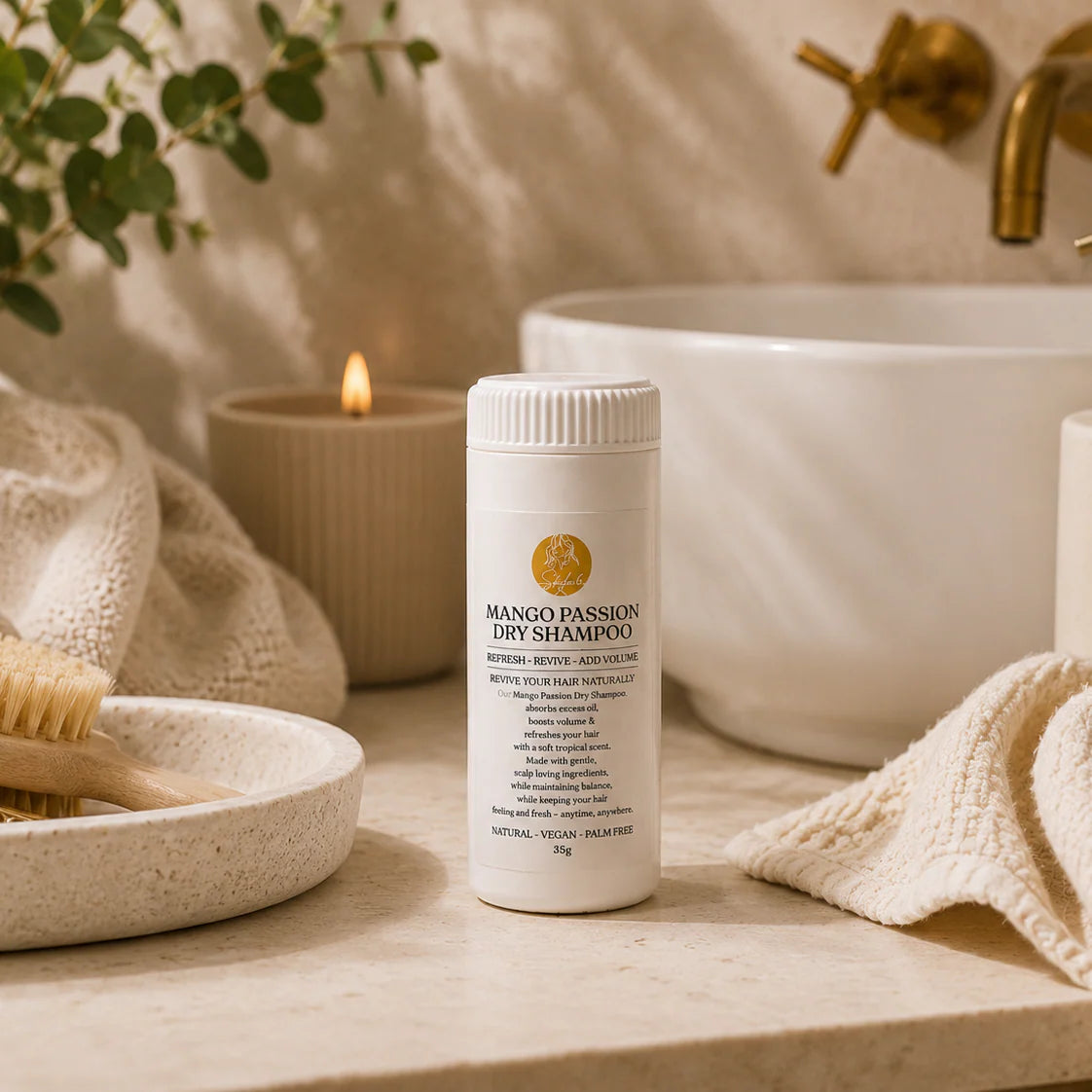 Mango Passion Natural Dry Shampoo (35g)