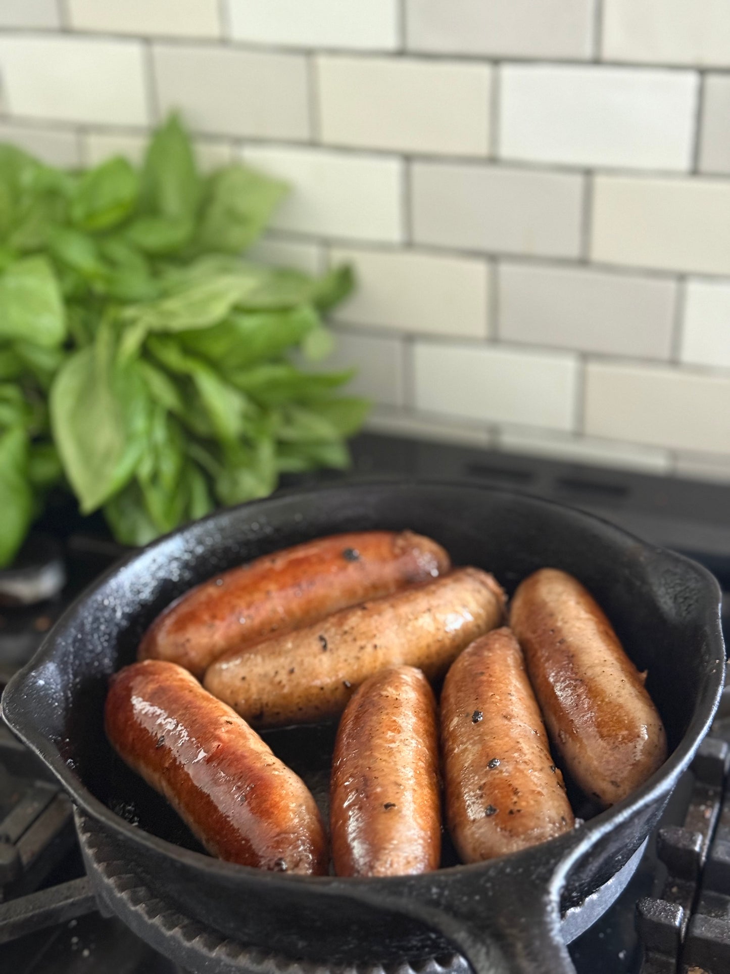 Beef sausages