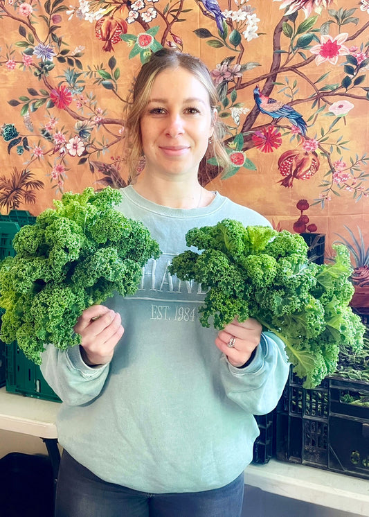 Organic curly kale