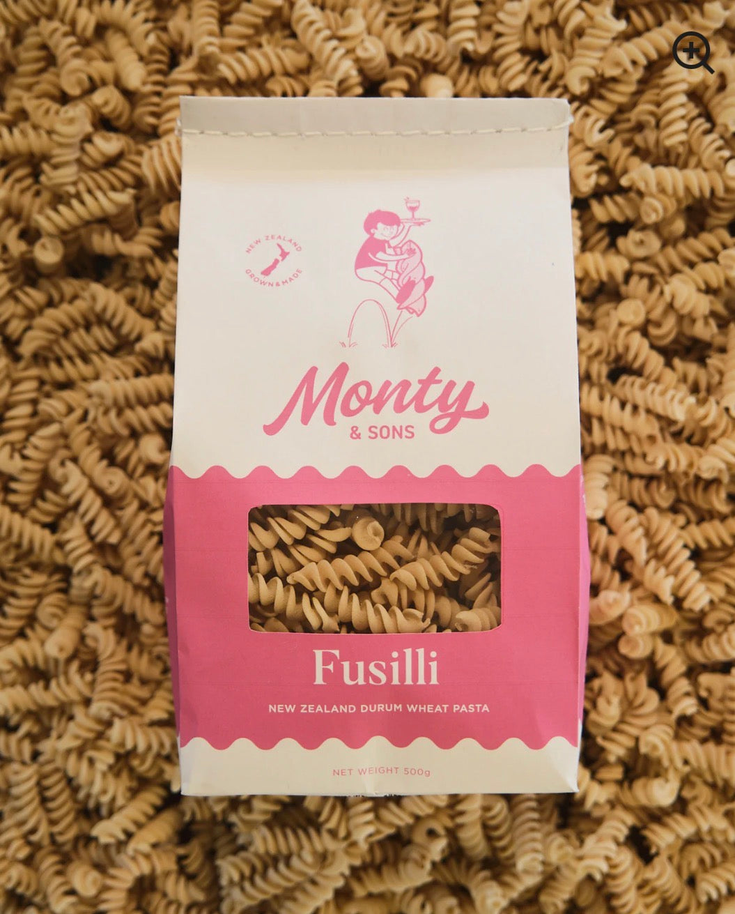 Fusilli NZ durum wheat pasta