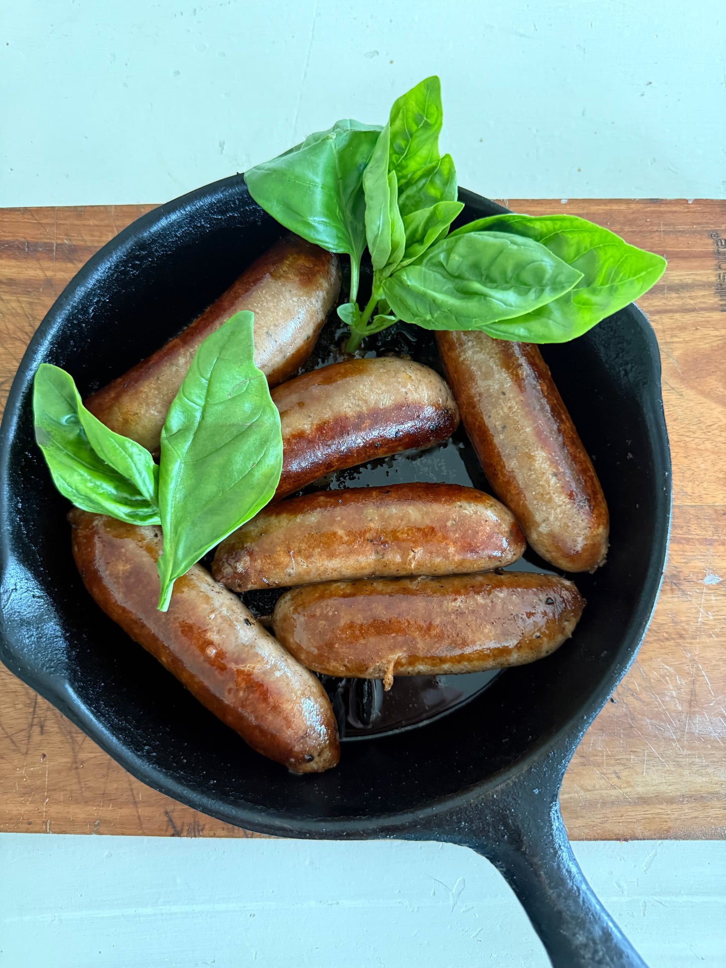 Beef sausages