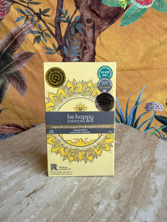 Dairy free m*lk chocolate with gooey caramel