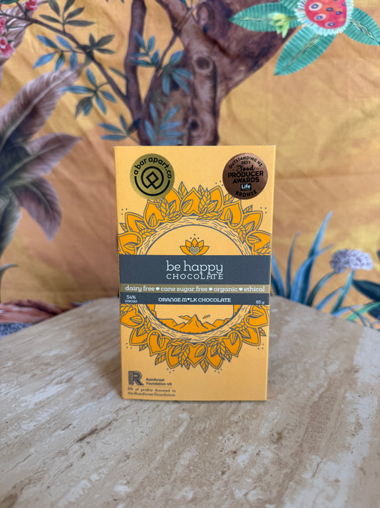 Dairy free orange m*lk chocolate
