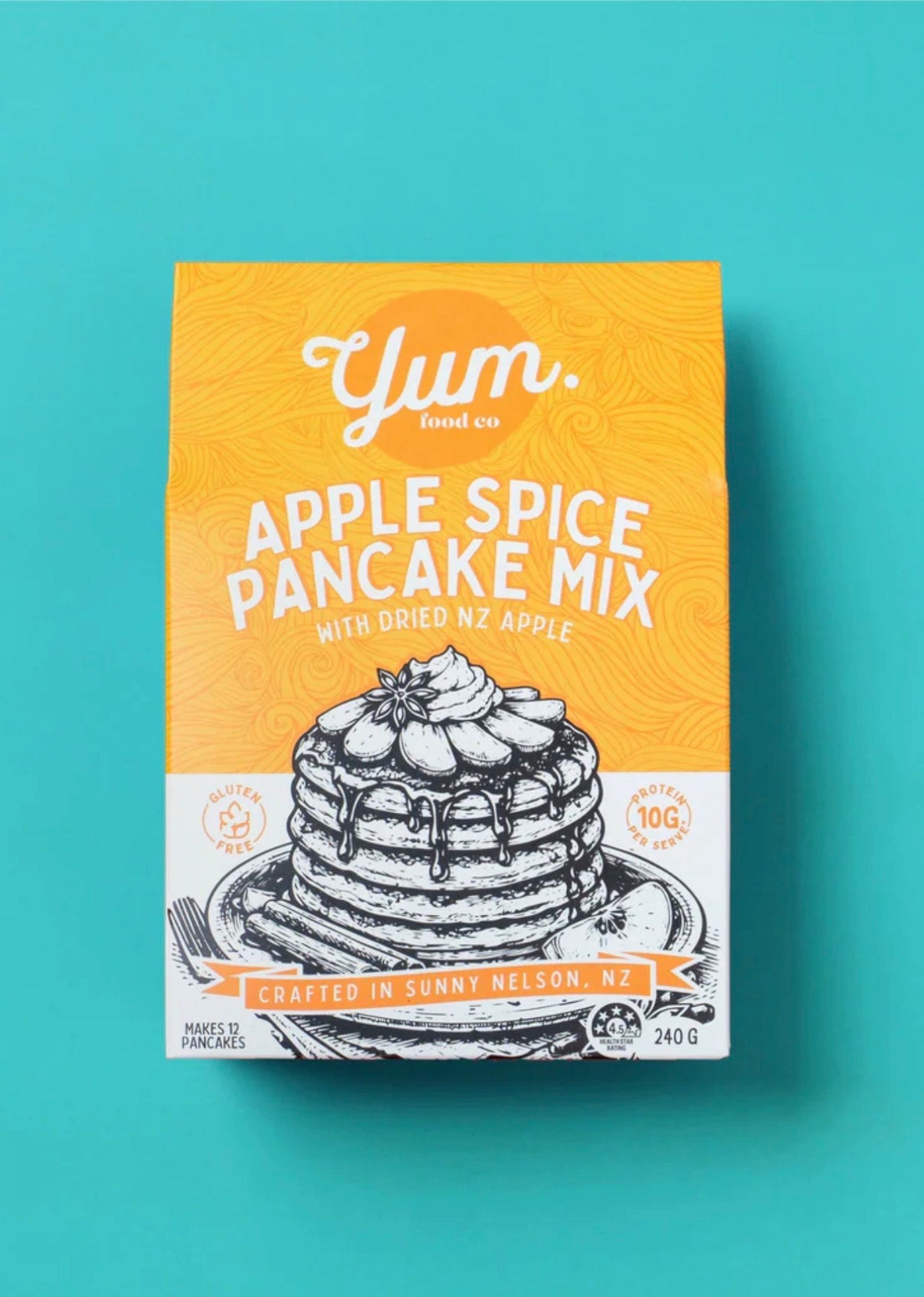 Apple spice pancake mix