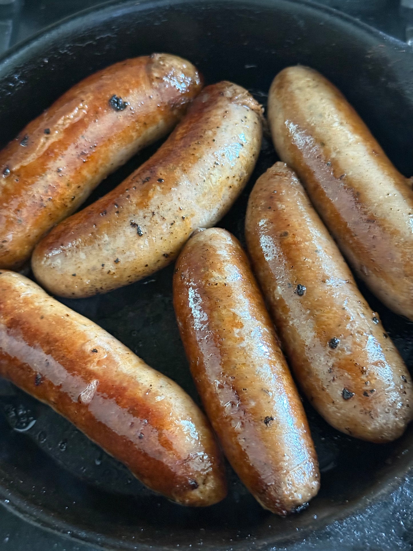 Beef sausages