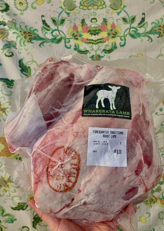 Organic lamb shoulder roast