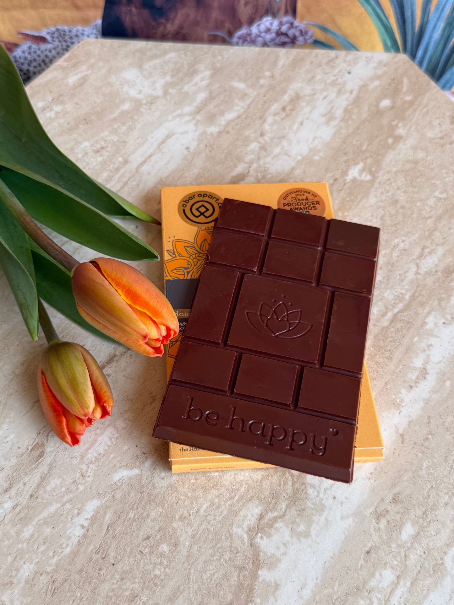 Dairy free orange m*lk chocolate
